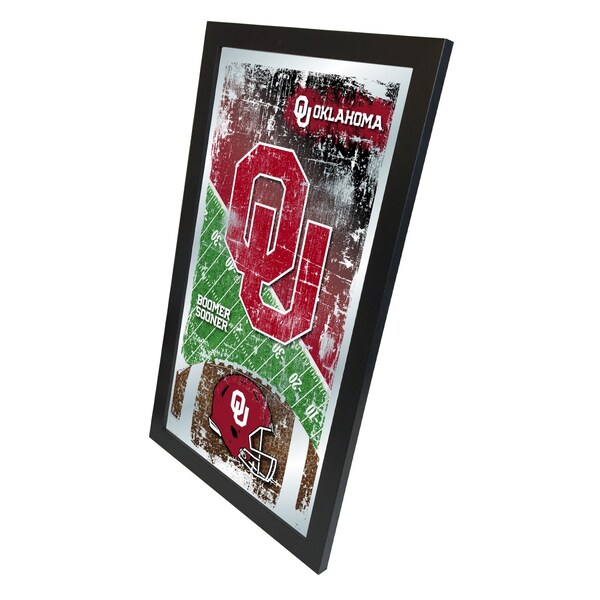 Holland Bar Stool Co Oklahoma 15" x 26" Football Mirror - MFTBLOKLHMA