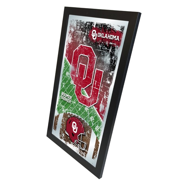 Holland Bar Stool Co Oklahoma 15" x 26" Football Mirror - MFTBLOKLHMA