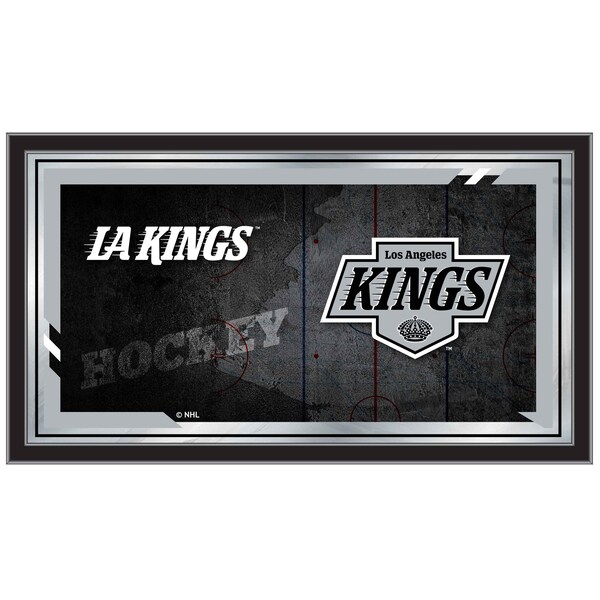 Holland Bar Stool Co Los Angeles Kings 15" x 26" Hockey Collector Mirror by Holland Bar Stool Company - MCOLLAKING