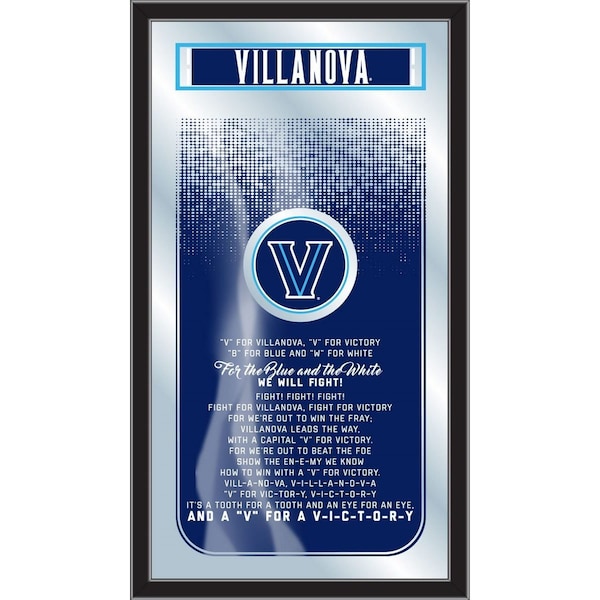 Holland Bar Stool Co Villanova 26" x 15" Fight Song Mirror - MFGHTVILNVA