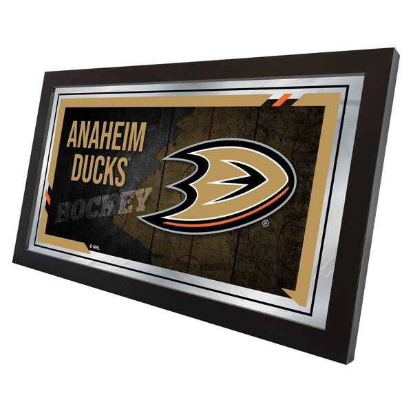 Holland Bar Stool Co Anaheim Ducks 15" x 26" Hockey Collector Mirror by Holland Bar Stool Company - MCOLANADKS