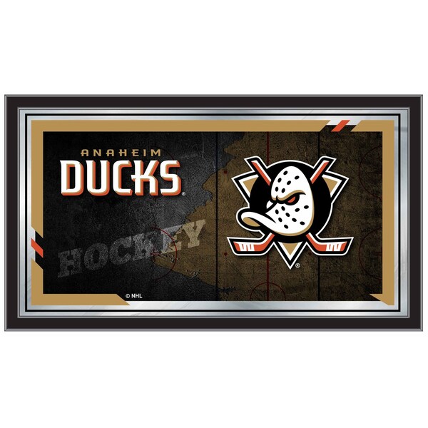 Holland Bar Stool Co Anaheim Ducks 15" x 26" Hockey Collector Mirror by Holland Bar Stool Company - MCOLANADKS