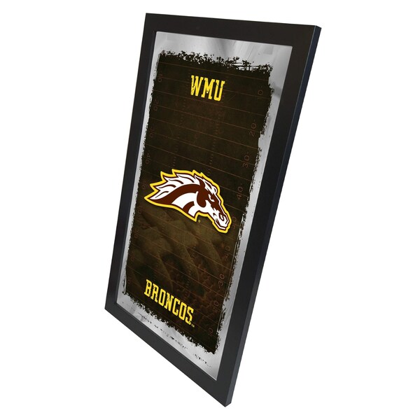Holland Bar Stool Co Western Michigan 15" x 26" Football Mirror - MFTBLWESTMI