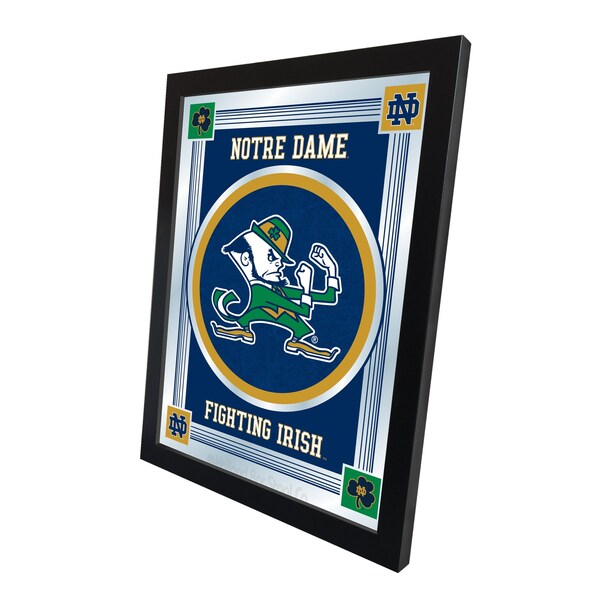 Holland Bar Stool Co Notre Dame Leprechaun 17" x 22" Logo Mirror - MLOGOND-LEP
