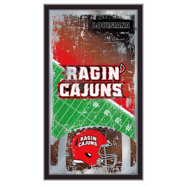 Holland Bar Stool Co Louisiana-Lafayette 15" x 26" Football Mirror - MFTBLLA-LAF
