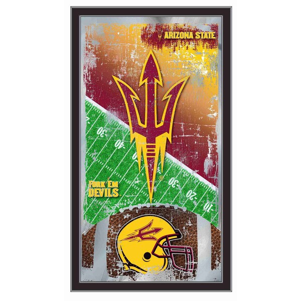 Holland Bar Stool Co Arizona State 15" x 26" Football Mirror - MFTBLARIZST