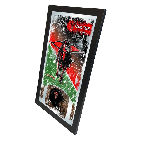 Holland Bar Stool Co Texas Tech 15" x 26" Football Mirror - MFTBLTXTECH