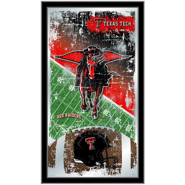 Holland Bar Stool Co Texas Tech 15" x 26" Football Mirror - MFTBLTXTECH