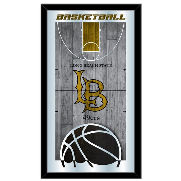 Holland Bar Stool Co Long Beach State University 15" x 26" Basketball Mirror - MBSKTLBSTUN