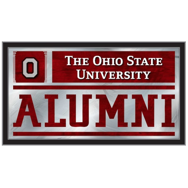 Holland Bar Stool Co Ohio State 26" x 15" Alumni Mirror - MALUMOHIOST
