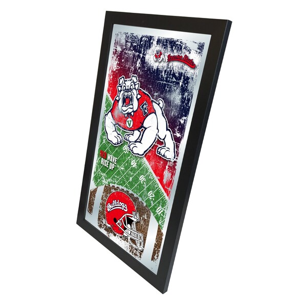 Holland Bar Stool Co Fresno State University 15" x 26" Football Mirror - MFTBLFRESST