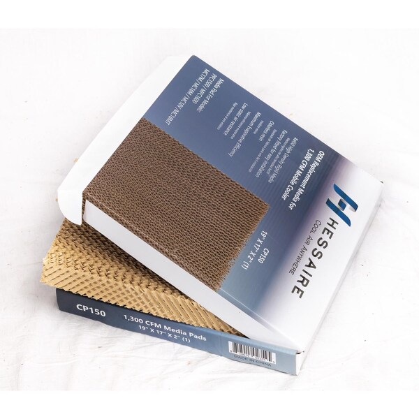 Hessaire Hessaire 19 in. H X 17 in. W Tan Canvas Media Pad Set - 6017053