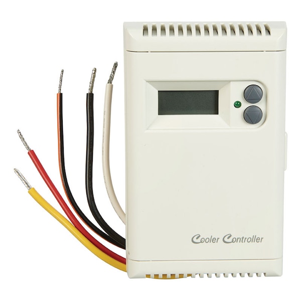 B & K Dial Cooler Controller 4-1/2 in. H X 2-7/8 in. W White Plastic Evaporative Cooler Thermostat - 7617