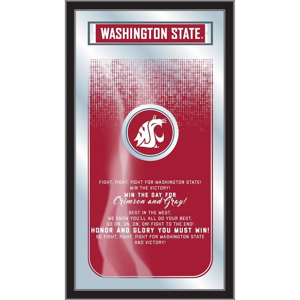 Holland Bar Stool Co Washington State 26" x 15" Fight Song Mirror - MFGHTWASHST