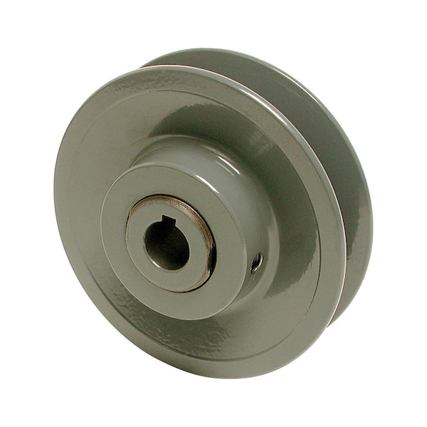 B & K Dial 1/2 in. H X 3-3/4 in. W Gray Cast Iron Variable Motor Pulley - 6195