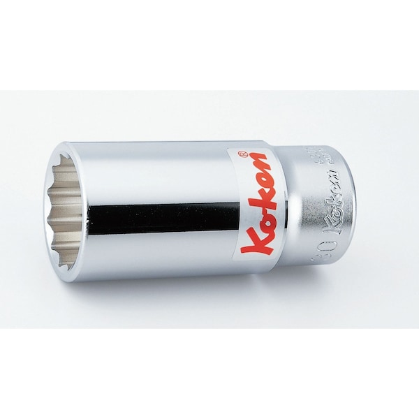 Ko-Ken Socket 1.1/2 12 Point 90mm 3/4 Sq. Drive - 6305A-1.1/2