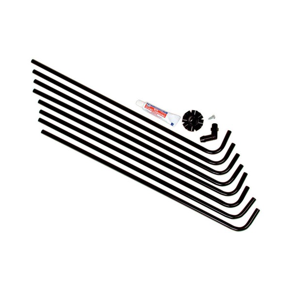 Dial Mfg Dial 8 Way Down 24 in. H X 5 in. W Black Plastic Evaporative Cooler Water Hook-Up Kit - 4501