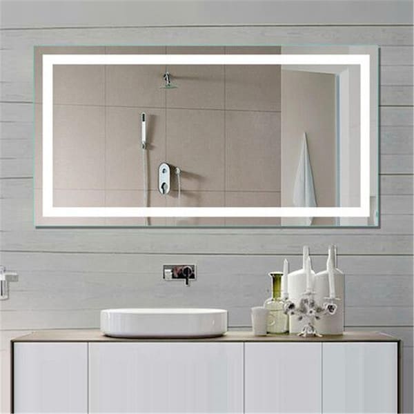 Paris Mirror 40 x 2 x 40 in. Harmony Illuminated Mirror with 6000K LED Backlight - HARM40406000
