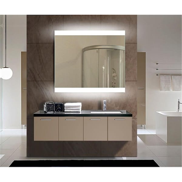 Paris Mirror 35 x 2 x 40 in. 6000K LED Backlight Mirror - PARI40356000