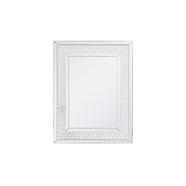 Elegant Decor 28 x 36 in. Raiden LED Crystal Mirror - MRE92836