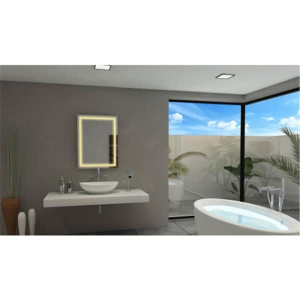 Paris Mirror 60 x 28 in. Harmony Lighted Bathroom Mirror with 3000K - HARM60283000