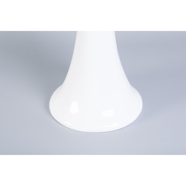 Uniquewise 39 Tall White Narrow Unique Fiberglass Modern Floor Vase - QI003597L