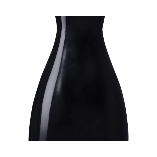 Hastings Home Hastings Home Handcrafted 20 inch Tall Decorative Classic Floor Bamboo Vase for Plants (Black) - 524893HOC