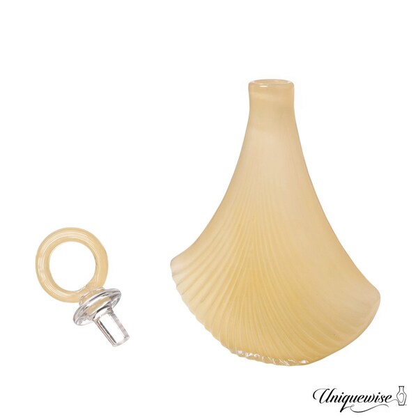 Uniquewise Unique 20-Inch Decanter-Inspired Glass Vase - Ideal Centerpiece for Entryway Tables, Dining - QI004734.L