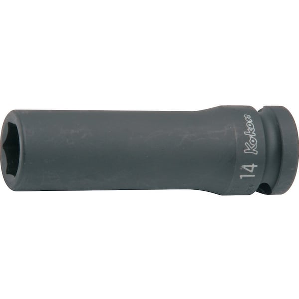 Ko-Ken Socket 14mm Slide Magnet 80mm 1/2 Sq. Drive - 14300G-14
