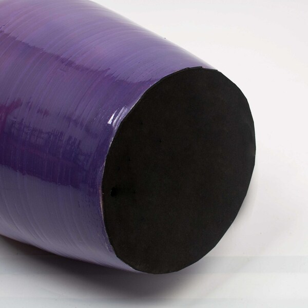 Uniquewise 28" Classic Bamboo Floor Vase Handmade, For Dining, Living Room, Entryway, Glossy Purple - QI003242.M.PUR