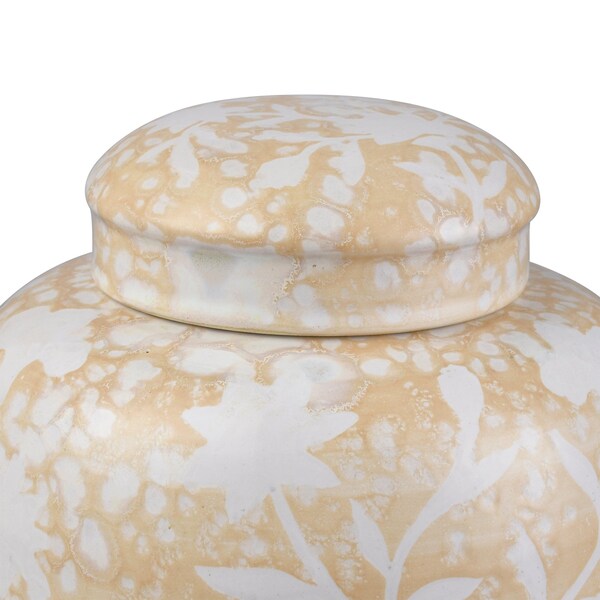 Elk Studio Yvonne Jar - Set of 2 Cream Glazed - S0037-11351/S2