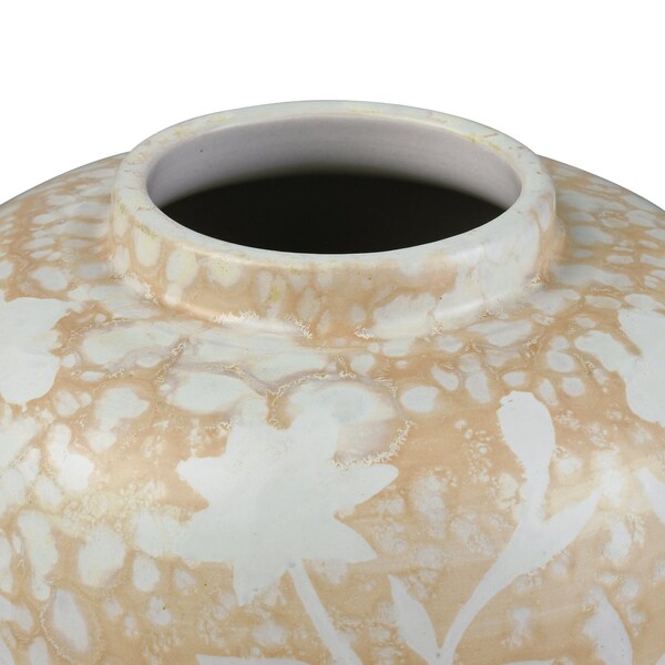 Elk Studio Yvonne Jar - Set of 2 Cream Glazed - S0037-11351/S2
