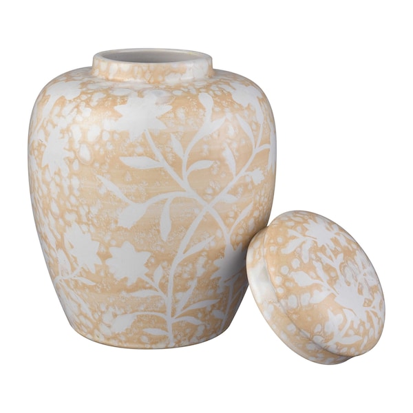 Elk Studio Yvonne Jar - Set of 2 Cream Glazed - S0037-11351/S2