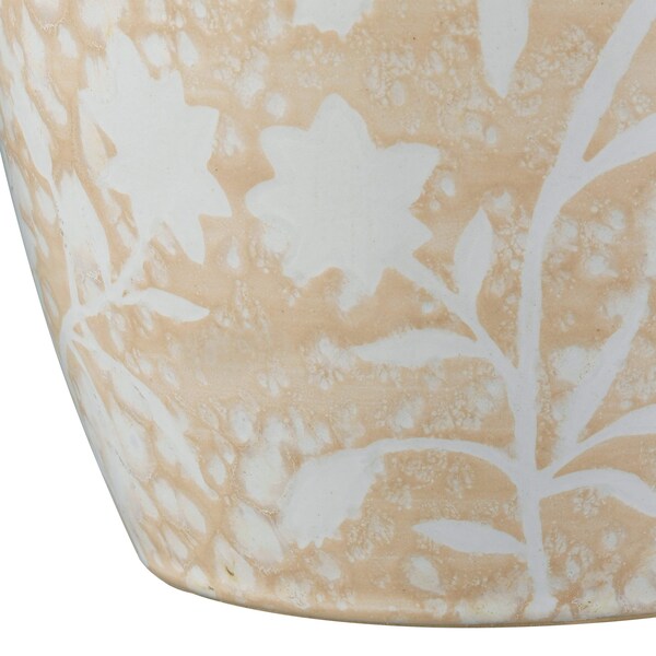 Elk Studio Yvonne Jar - Set of 2 Cream Glazed - S0037-11351/S2
