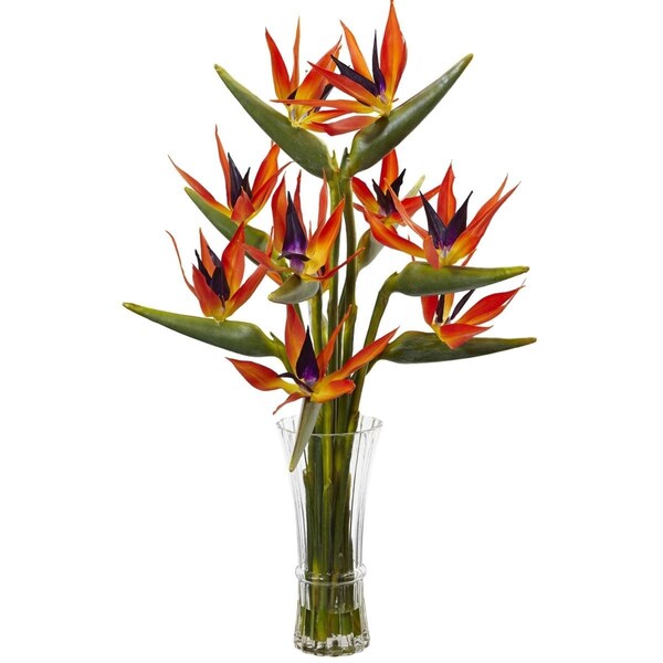 Dare2Decor Large Birds of Paradise in Vase - DA420911