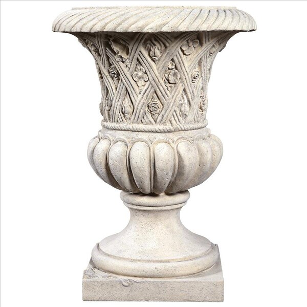 Design Toscano Hampton Court Tudor Architectural Garden Urns: Set of Two - NE9210142