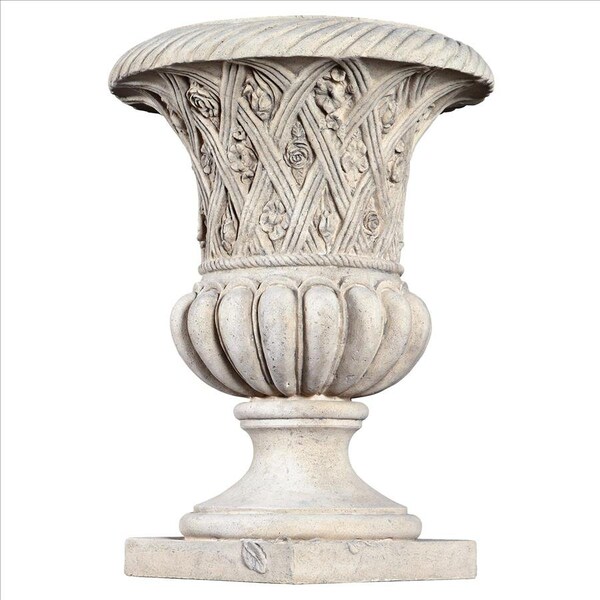 Design Toscano Hampton Court Tudor Architectural Garden Urns: Set of Two - NE9210142