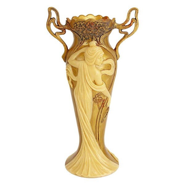 Design Toscano Salon Michele Art Nouveau Vase - PD0023