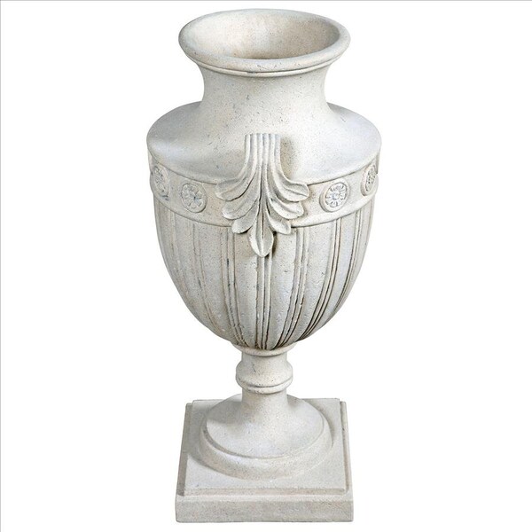 Design Toscano Emperor Roman-Style Architectural Garden Urns: Set of Two - NE9210158