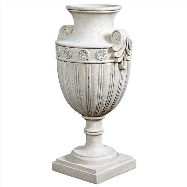 Design Toscano Emperor Roman-Style Architectural Garden Urns: Set of Two - NE9210158