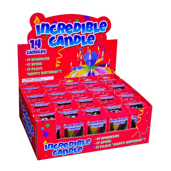 Just For Laughs Just For Laughs Incredible Candle Celebration Birthday Candle Plastic 1 pk - 3305C