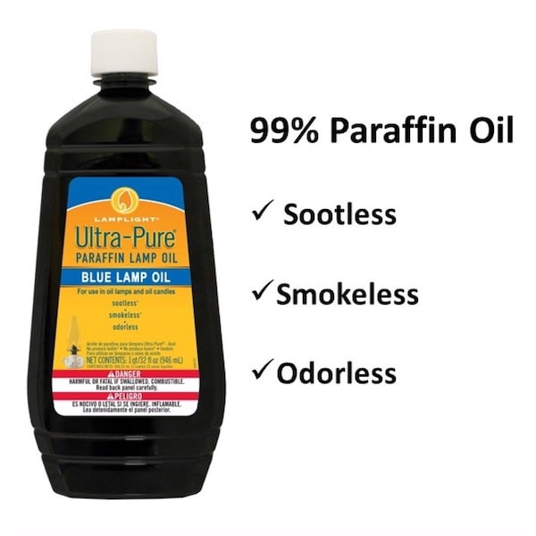 Lamplight Lamplight Farms Ultra Pure Clean Burn Lamp Oil Blue 32 oz - 60011