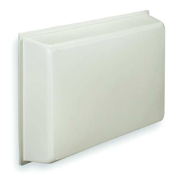 Chill Stopr Indoor Air Conditioner Cover, 21 in H x 30 in W 6 in D, Antique White, Plastic - 1212-06