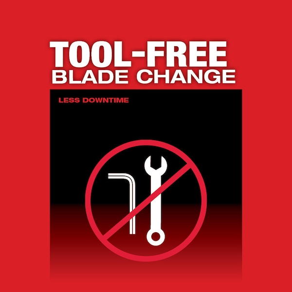 Milwaukee Tool Oscillating Multi-Tool, 12V DC, Cordless, 3.9  Degrees Oscillation Angle, M12 FUEL(TM) Series - 2526-20