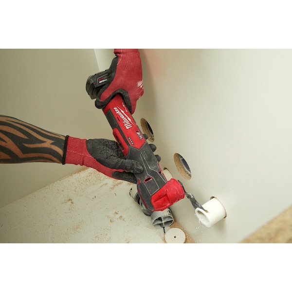 Milwaukee Tool Oscillating Multi-Tool, 12V DC, Cordless, 3.9  Degrees Oscillation Angle, M12 FUEL(TM) Series - 2526-20