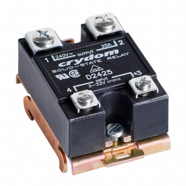 Relevadores de estado sólido Crydom - Montaje industrial 10A/660V de entrada CC ZC Ssr montado en disipador de calor - HS501DR-HD6025