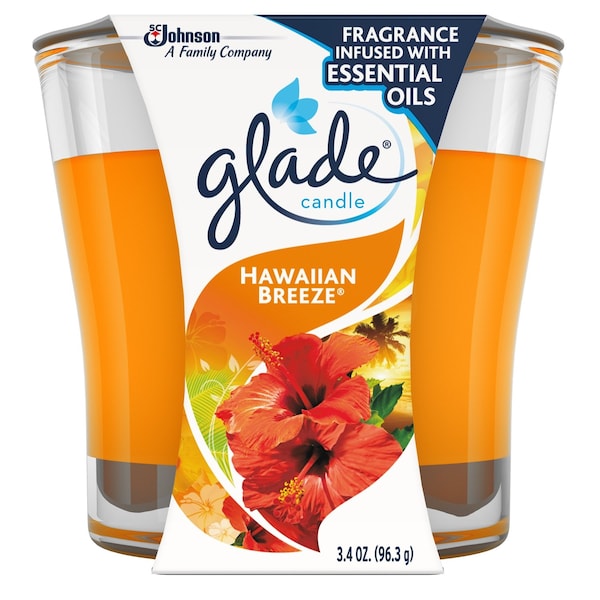 Glade Glade Orange Hawaiian Breeze Scent Jar Air Freshener Candle 3.4 oz - 76956