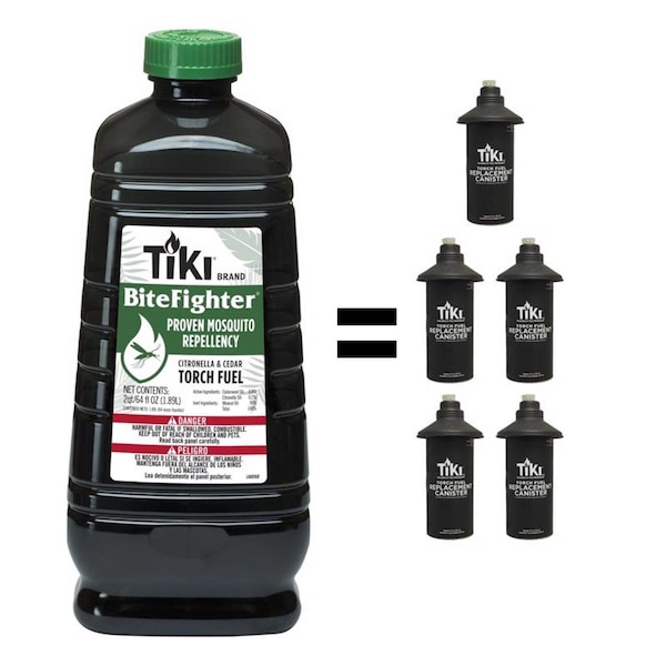 Tiki Torch Fuel TIKI BiteFighter Citronella & Cedar Torch Fuel 64 oz - 1216158