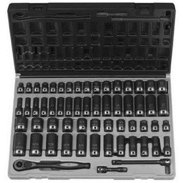 Eagle Tool Us Grey Pneumatic GY81014MD 0.38 in. Drive x 14 mm 6 Point Deep Duo-Socket - GY81014MD