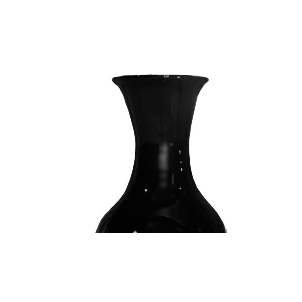 Uniquewise Elegant 3-Piece Tall Floor Vase Set - Glossy White, Black, and Red - 37.5in High, 14in - QI003713.3